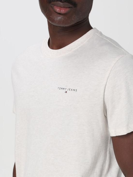 25SS 토미진 반팔 티셔츠 DM0DM21188 AE3 Ecru - TOMMY JEANS