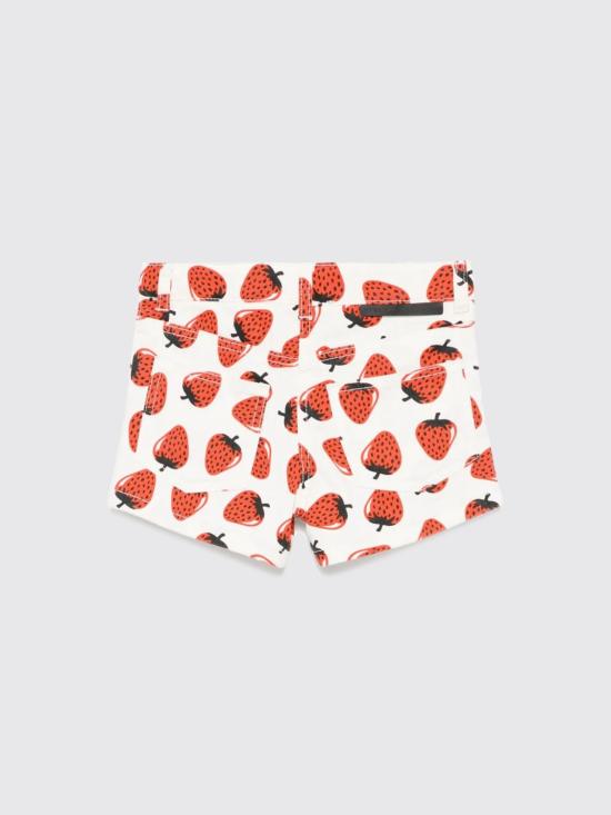 25FW [키즈] 스텔라 맥카트니 쇼츠/버뮤다 TW6E19Z2568 101MC Yellow Cream - STELLA MCCARTNEY