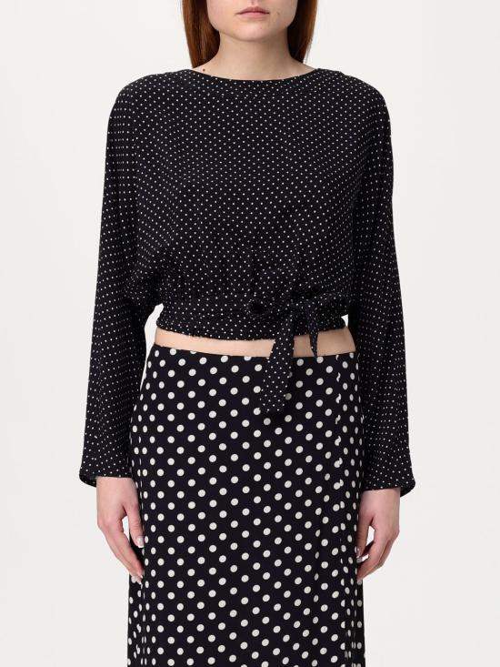 25FW 마 데 마가리타스 블라우스 MMABW01187TMTC0009 NE78 Black