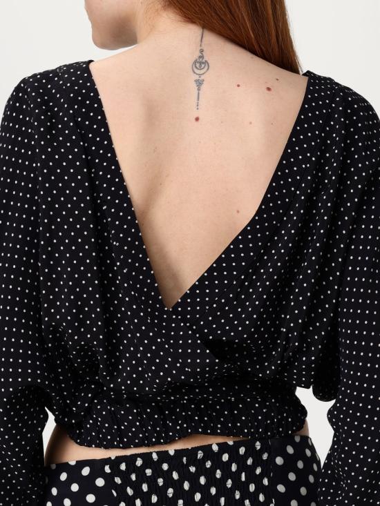 25FW 마 데 마가리타스 블라우스 MMABW01187TMTC0009 NE78 Black - MAR DE MARGARITAS