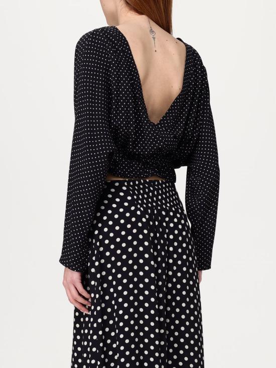 25FW 마 데 마가리타스 블라우스 MMABW01187TMTC0009 NE78 Black - MAR DE MARGARITAS