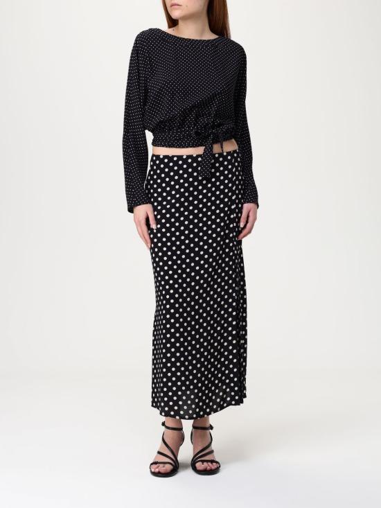 25FW 마 데 마가리타스 블라우스 MMABW01187TMTC0009 NE78 Black - MAR DE MARGARITAS