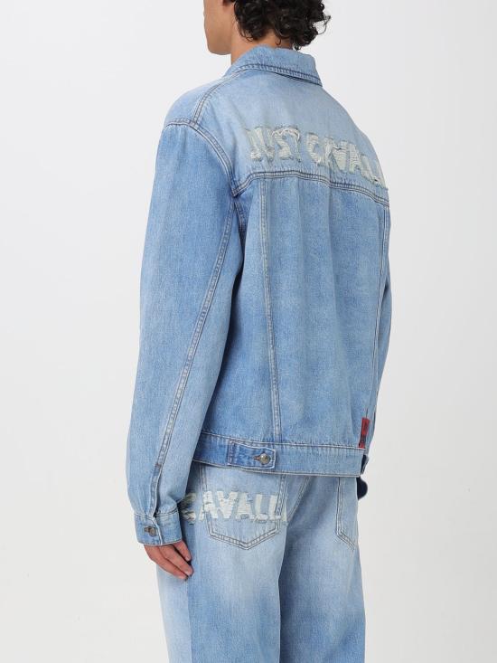 25SS 저스트까발리 데님 자켓 78OAS45RCDWC2 904 Blue - JUST CAVALLI