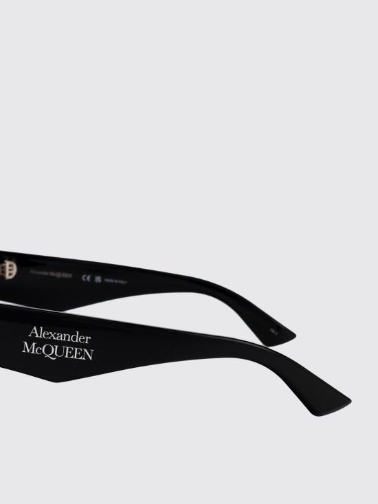 25FW 알렉산더 맥퀸 선글라스 AM0468S 001 Black - ALEXANDER MCQUEEN