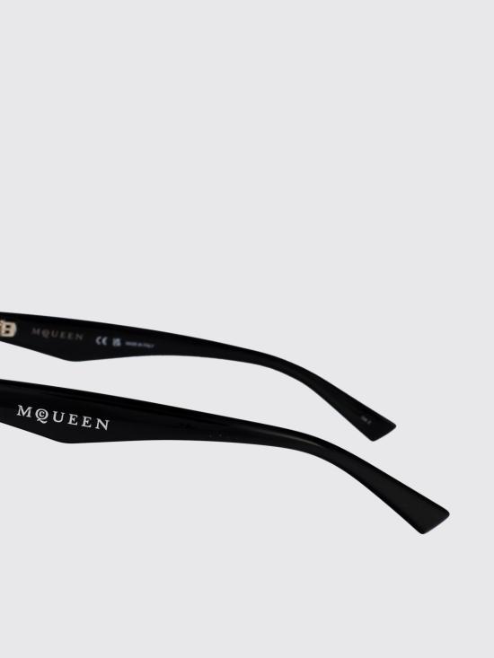 25FW 알렉산더 맥퀸 선글라스 AM0473S 001 Black - ALEXANDER MCQUEEN