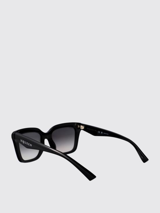 25FW 알렉산더 맥퀸 선글라스 AM0473S 001 Black - ALEXANDER MCQUEEN
