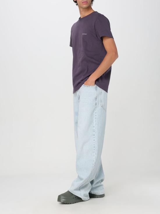 25SS 이자벨마랑 반팔 티셔츠 TS0047HAB3N13H 30FN Blue - ISABEL MARANT