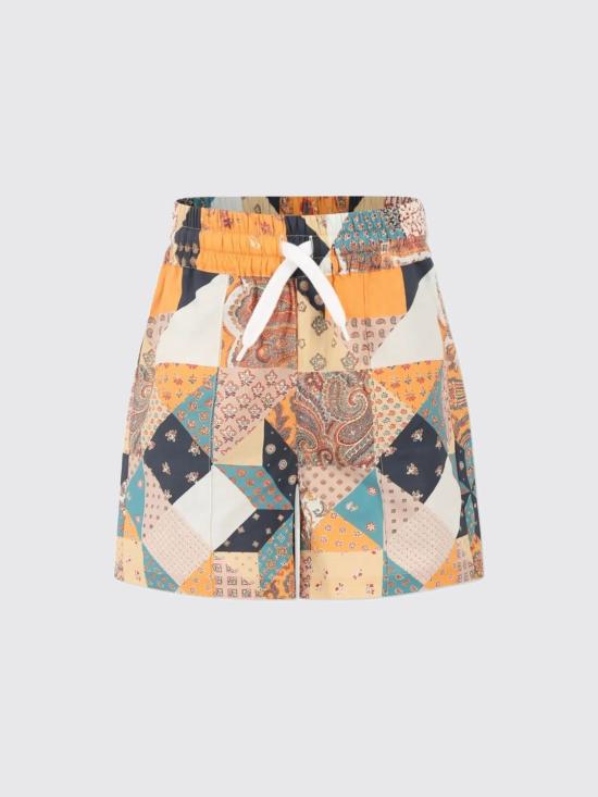 25FW [키즈] 에트로 쇼츠/버뮤다 GW6P49P0475 432MC Orange