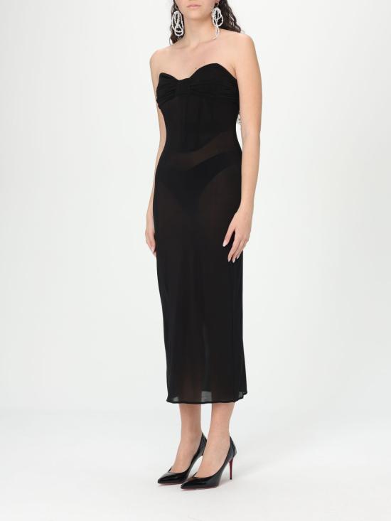 25FW 마그다뷰트림 롱 원피스 243425 Black - MAGDA BUTRYM