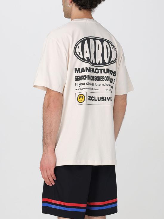 25FW 바로우 반팔 티셔츠 S5BWUATH066 BW029 White - BARROW