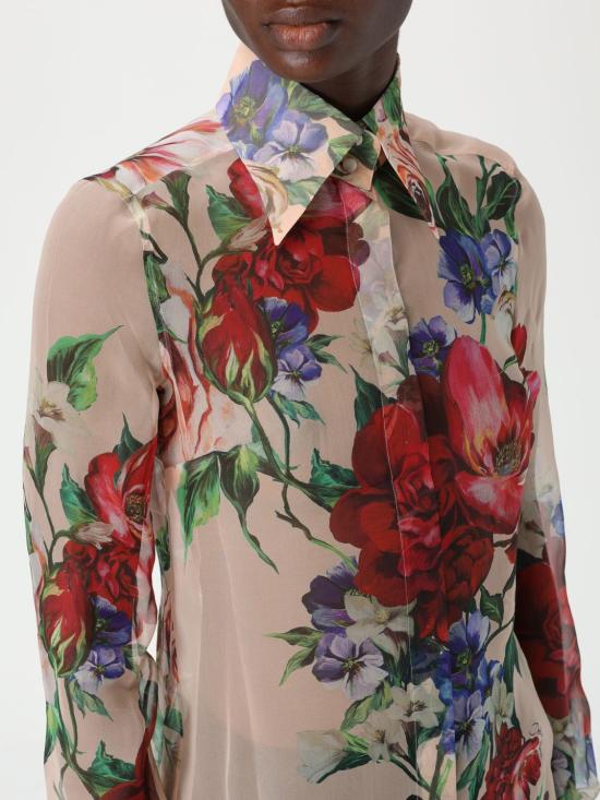 25SS 돌체앤가바나 블라우스 F5R64TIS1Y7 H25PR Pink - DOLCE & GABBANA