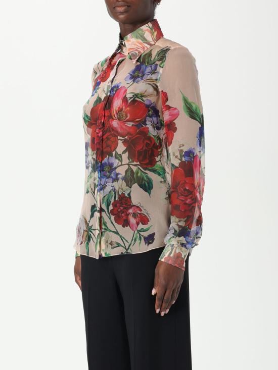 25SS 돌체앤가바나 블라우스 F5R64TIS1Y7 H25PR Pink - DOLCE & GABBANA