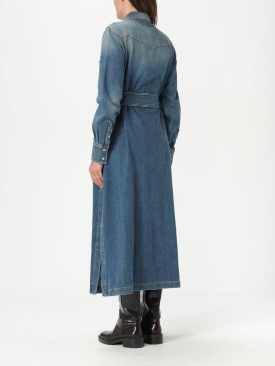 25SS 골든구스 롱 원피스 GWP00714P00062450100 Blue - GOLDEN GOOSE