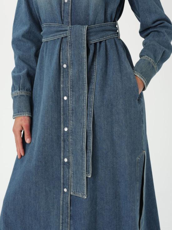 25SS 골든구스 롱 원피스 GWP00714P00062450100 Blue - GOLDEN GOOSE