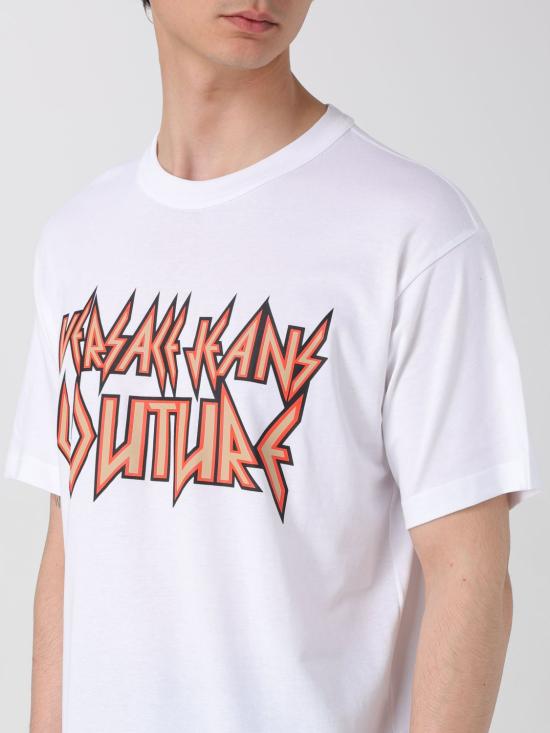 25SS 베르사체 반팔 티셔츠 78GAHT03CJ00T 003 White - VERSACE