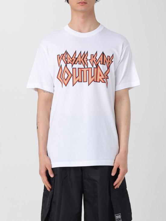 25SS 베르사체 반팔 티셔츠 78GAHT03CJ00T 003 White