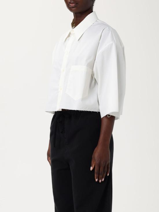 25SS MM6 메종마르지엘라 반팔 티셔츠 S62DR0007M35256 101 White - MM6 MAISON MARGIELA