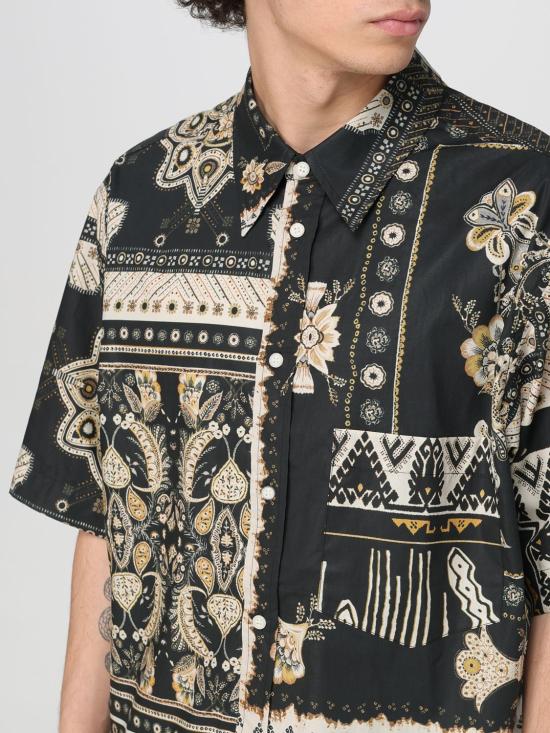 25FW 이자벨마랑 반팔 셔츠 CH0216HAC1I09H BK0C Black - ISABEL MARANT