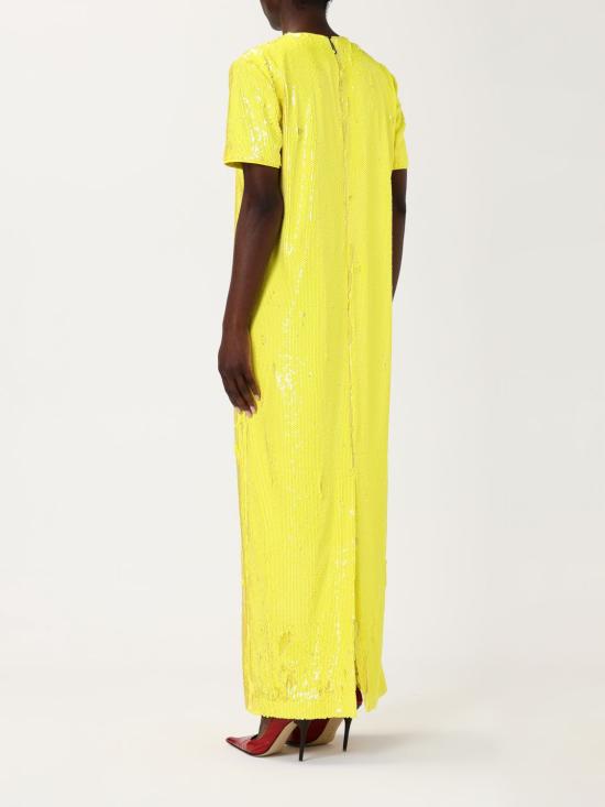 25SS 엠에스지엠 롱 원피스 3842MDA22257309 06 Yellow - MSGM