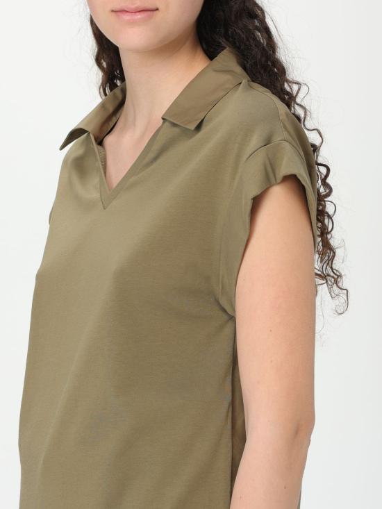 25FW 리우조 폴로 티셔츠 WA5167T4853 X0680 Green - LIU JO