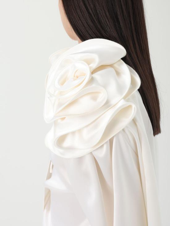 25FW 마그다뷰트림 후드 티셔츠 166722 CREAM White - MAGDA BUTRYM