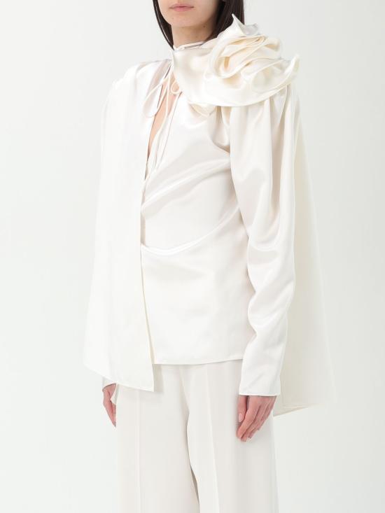 25FW 마그다뷰트림 후드 티셔츠 166722 CREAM White - MAGDA BUTRYM