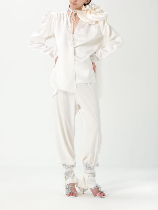 25FW 마그다뷰트림 후드 티셔츠 166722 CREAM White - MAGDA BUTRYM