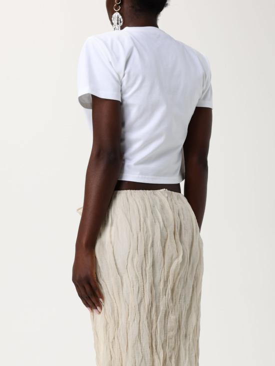 25FW 마그다뷰트림 반팔 티셔츠 108321 White - MAGDA BUTRYM