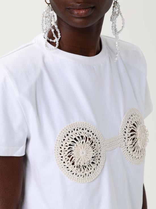 25FW 마그다뷰트림 반팔 티셔츠 108321 White - MAGDA BUTRYM