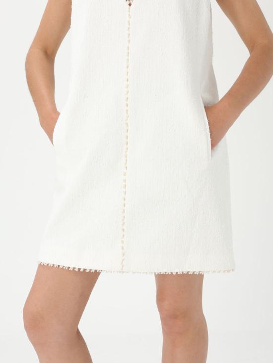 25SS 엠에스지엠 숏 원피스 3842MDA26257308 01 White - MSGM