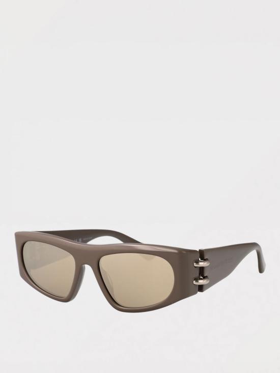25FW 알렉산더 맥퀸 선글라스 AM0471S 004 Brown - ALEXANDER MCQUEEN