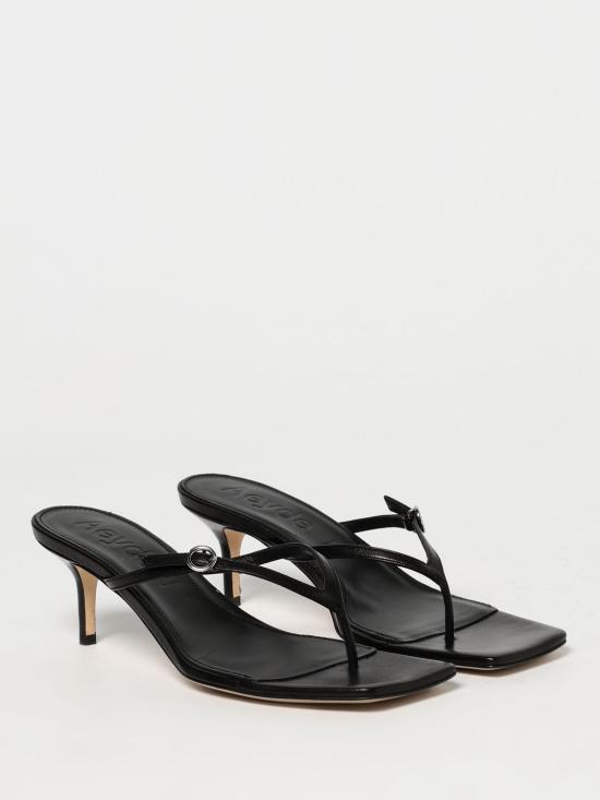 25SS 에이드 뮬/슬리퍼 A11HSGAIS55TB162SS25800007 Black - AEYDE