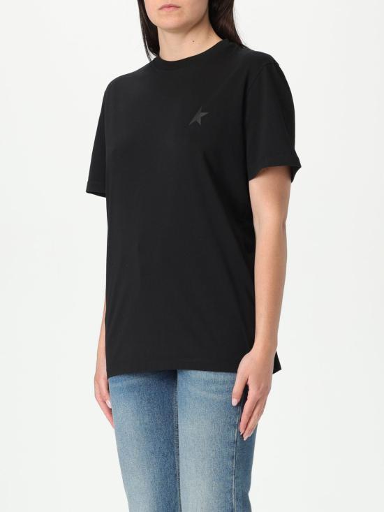 25SS 골든구스 반팔 티셔츠 GWP01220P00059390100 Black - GOLDEN GOOSE