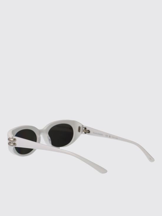 26SS 알렉산더 맥퀸 선글라스 AM0469S 004 White - ALEXANDER MCQUEEN