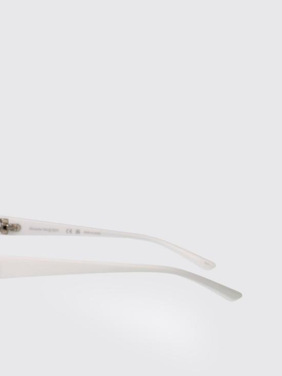 26SS 알렉산더 맥퀸 선글라스 AM0469S 004 White - ALEXANDER MCQUEEN