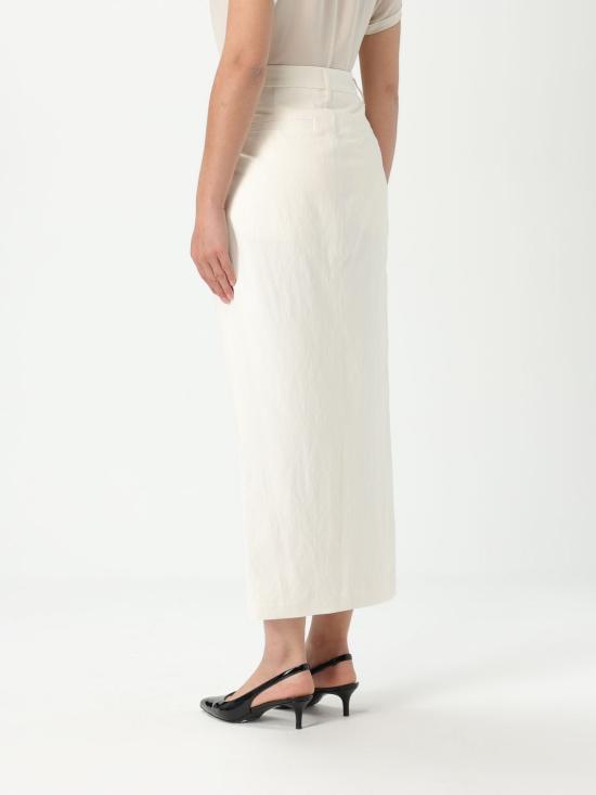 25FW 브루넬로 쿠치넬리 스커트 MH540G3814 C600 White - BRUNELLO CUCINELLI