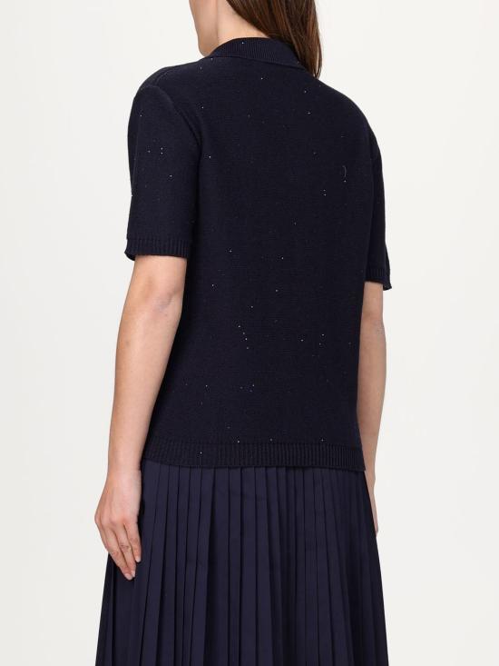 25SS 파비아나 필리피 폴로 티셔츠 MAD275F530D273 5146 White - FABIANA FILIPPI