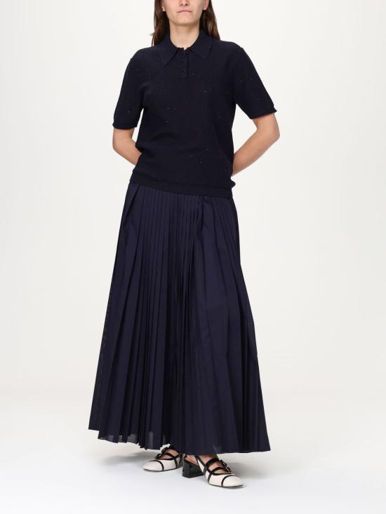 25SS 파비아나 필리피 폴로 티셔츠 MAD275F530D273 5146 White - FABIANA FILIPPI