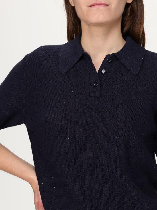 25SS 파비아나 필리피 폴로 티셔츠 MAD275F530D273 5146 White - FABIANA FILIPPI