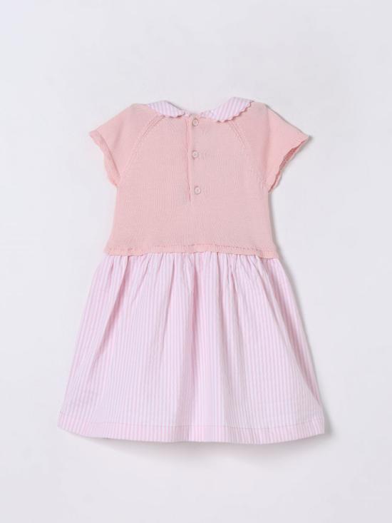 25SS [키즈] 모스키노 원피스 MDV0CBLYE01 84324 Pink - MOSCHINO