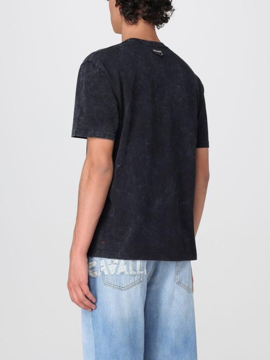 25SS 저스트까발리 반팔 티셔츠 78OAHA08CJW71 899 Black - JUST CAVALLI
