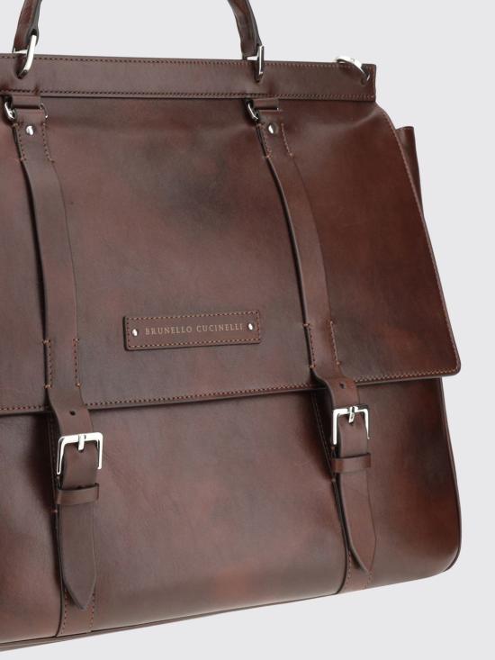 25SS 브루넬로 쿠치넬리 토트백 MBCIBU427 C8457 Coffee - BRUNELLO CUCINELLI