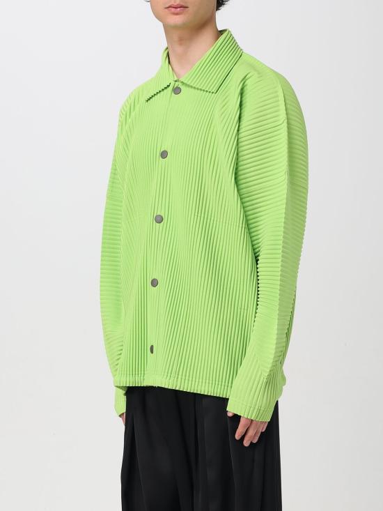 25SS 옴므 플리세 이세이 미야케 긴팔 셔츠 HP56JC111 64 Green - HOMME PLISSE' ISSEY MIYAKE