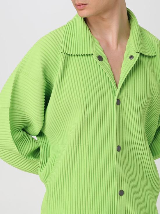 25SS 옴므 플리세 이세이 미야케 긴팔 셔츠 HP56JC111 64 Green - HOMME PLISSE' ISSEY MIYAKE