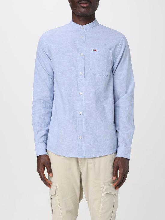 25SS 토미진 긴팔 셔츠 DM0DM20876 DY6 Sky Blue