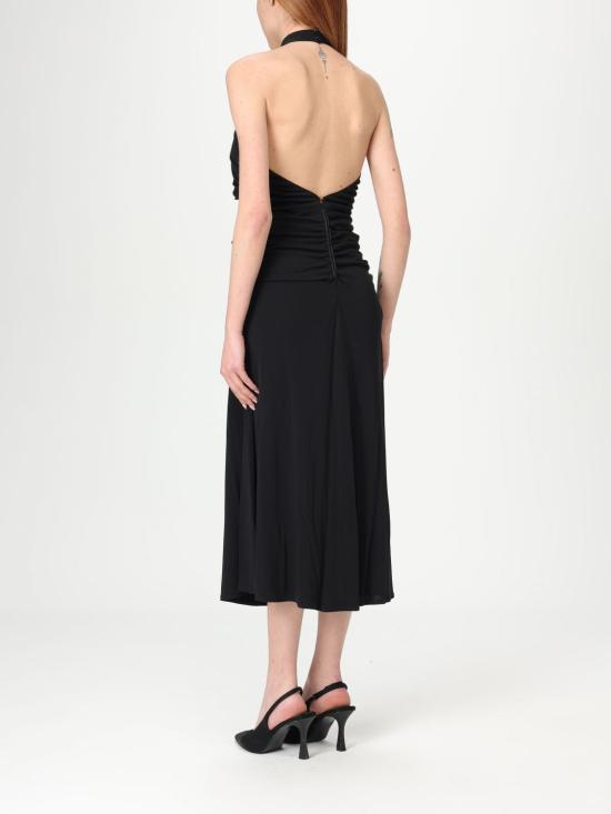 25FW 엘리자베타프랜치 미디 원피스 AB719 110 Black - ELISABETTA FRANCHI