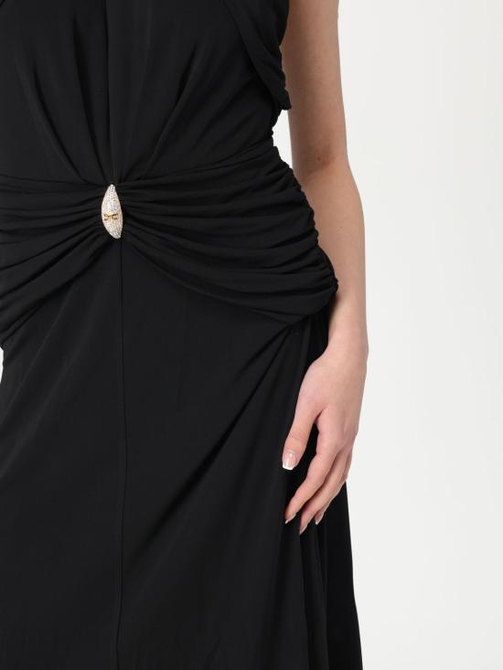 25FW 엘리자베타프랜치 미디 원피스 AB719 110 Black - ELISABETTA FRANCHI