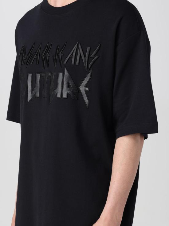 25SS 베르사체 반팔 티셔츠 78GAHE02CJ01E 899 Black - VERSACE