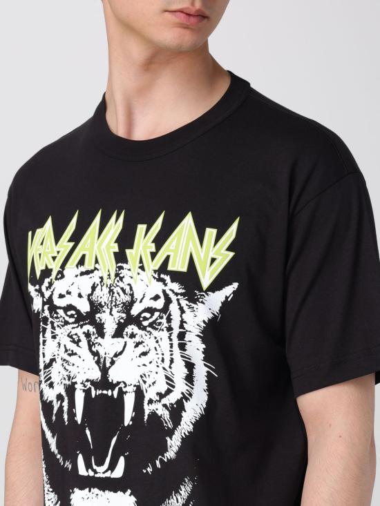 25SS 베르사체 반팔 티셔츠 78GAHT06CJ00T 899 Black - VERSACE