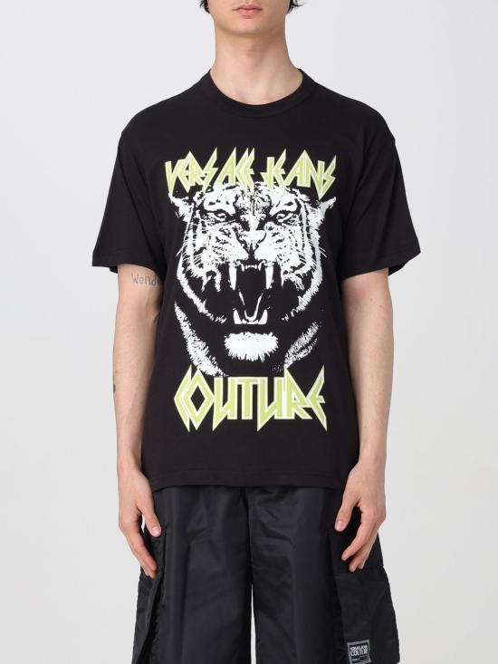 25SS 베르사체 반팔 티셔츠 78GAHT06CJ00T 899 Black